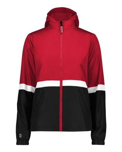 Holloway Women's Turnabout Reversible Hooded Jacket 229787 #color_Scarlet/ Black