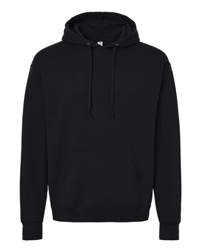 JERZEES Unisex Ultimate CVC Hooded Sweatshirt IC49MR #color_Black Ink