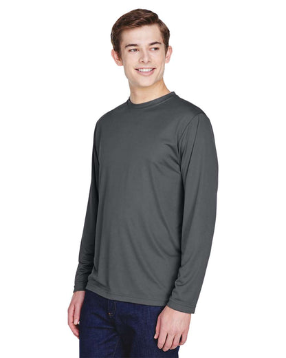 Team 365 Men's Zone Performance Long Sleeve T-Shirt TT11L #colormdl_Sport Graphite