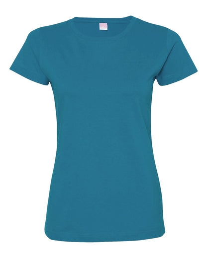 LAT Women's Fine Jersey Tee 3516 #color_Cobalt