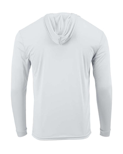 Paragon Youth Bahama Performance Hooded Long Sleeve T-Shirt 221Y #color_White