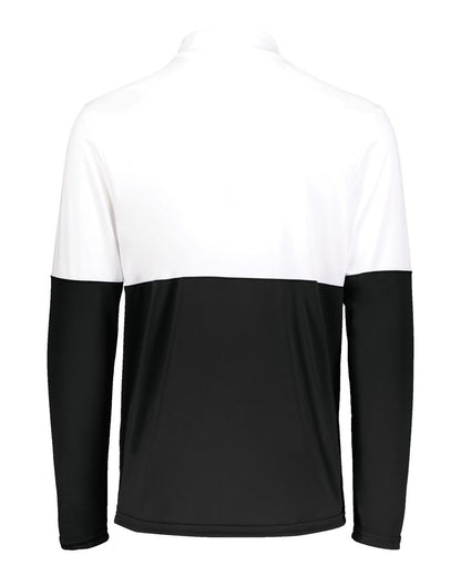 Holloway Youth Momentum Team Quarter-Zip Pullover 223600 #color_Black/ White
