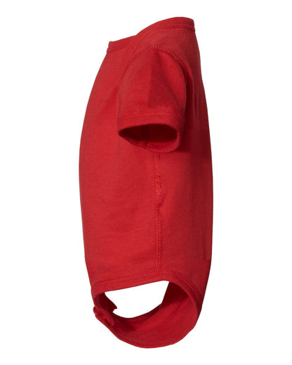 Rabbit Skins Infant Fine Jersey Bodysuit 4424 #color_Red
