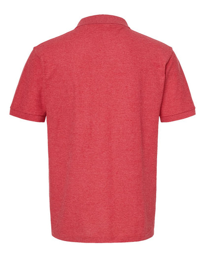 Tultex 50/50 Sport Pique Polo 400 #color_Heather Red