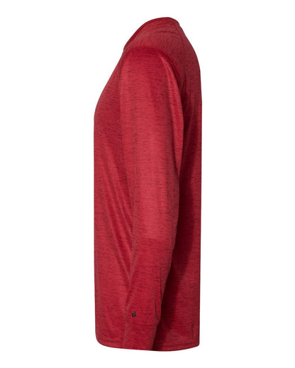 Badger Tonal Blend Long Sleeve T-Shirt 4174 #color_Red Tonal Blend