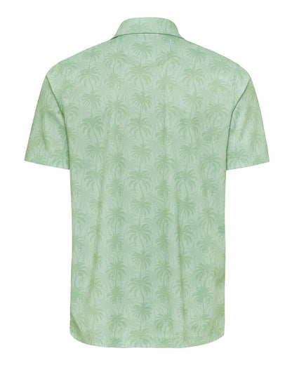 Paragon Men's Charleston Sublimated Polo 154 #color_Palm Green