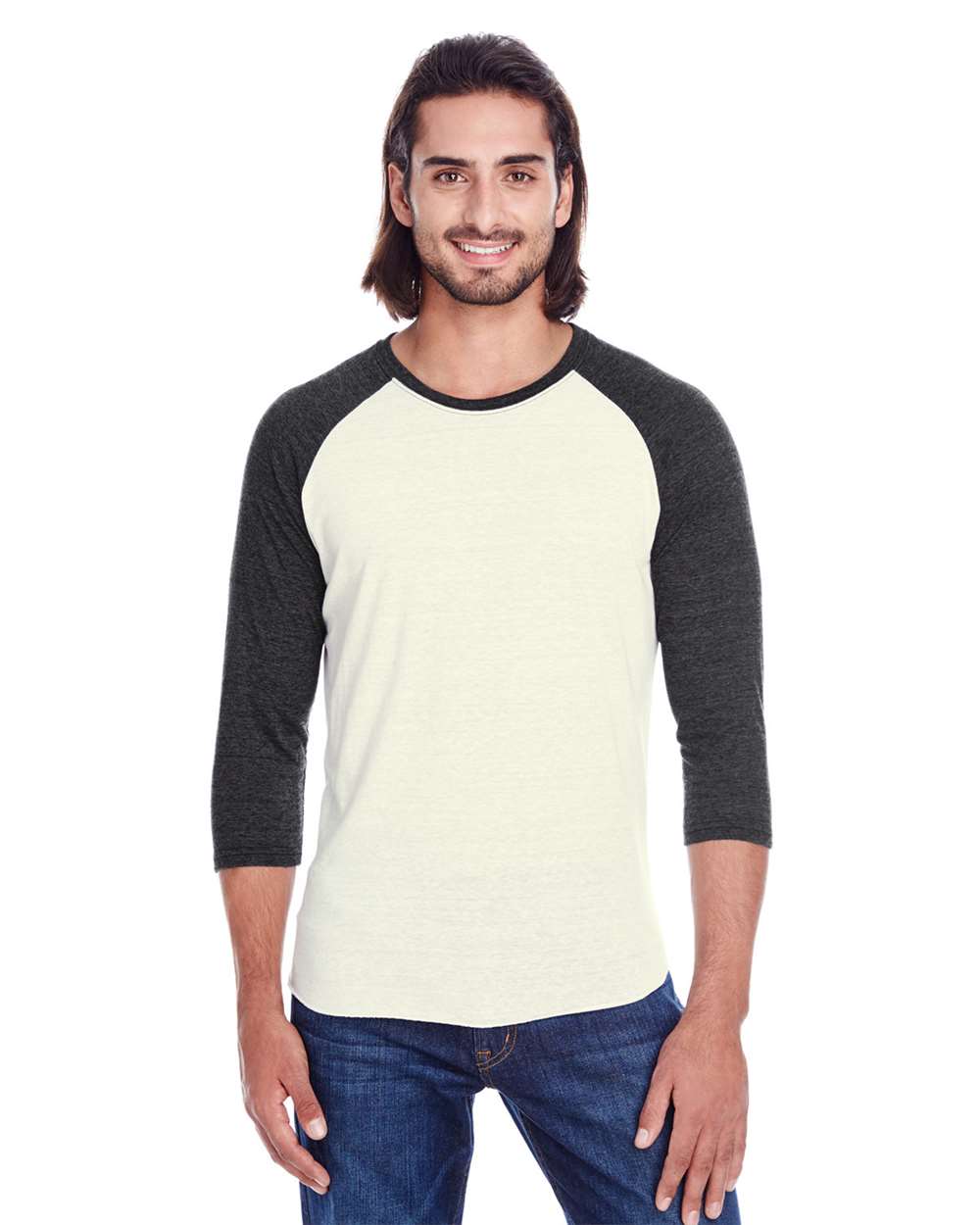 #colormdl_Cream/ Black Triblend