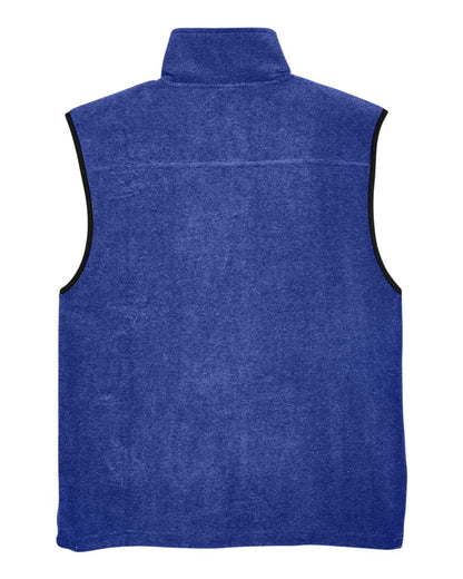 Harriton Unisex Fleece Full-Zip Vest M985 #color_True Royal