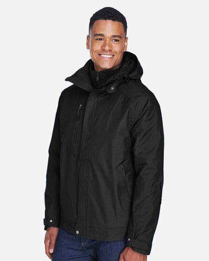 North End Men's Caprice 3-in-1 Jacket with Soft Shell Liner 88178 #colormdl_Black
