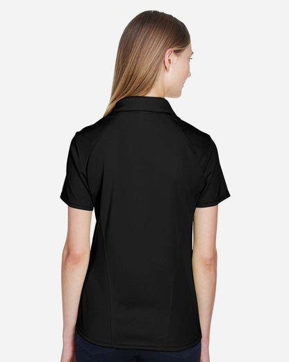 North End Women's Recycled Polyester Performance Pique Polo 78632 #colormdl_Black