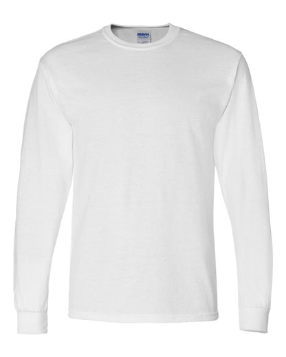 Gildan Unisex DryBlend® 50/50 Long Sleeve T-Shirt 8400 #color_White
