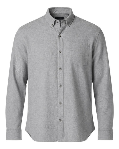 Boxercraft Men's Flannel Button Down Shirt BU7401 #color_Oxford Heather