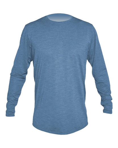 ANETIK Low Pro Tech Long Sleeve T-Shirt MVLPRL8 #color_Bahama Heathered