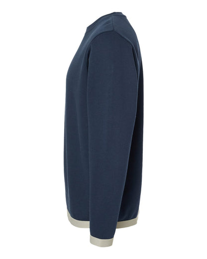 LAT Unisex The Statement Fleece Crewneck Sweatshirt 6789 #color_Navy/ Titanium