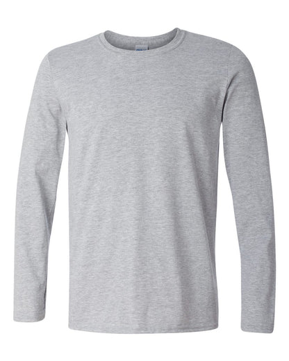 Gildan Unisex Softstyle® Long Sleeve T-Shirt 64400 #color_Sport Grey