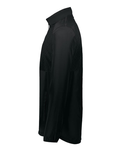 Holloway Men's SeriesX Quarter-Zip Pullover 229533 #color_Black