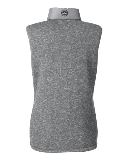 Nautica Women's Harbor Puffer Vest N17947 #color_Graphite/ Graphite Heather