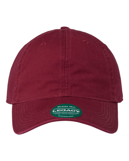 LEGACY Relaxed Twill Dad Hat EZA #color_Burgundy