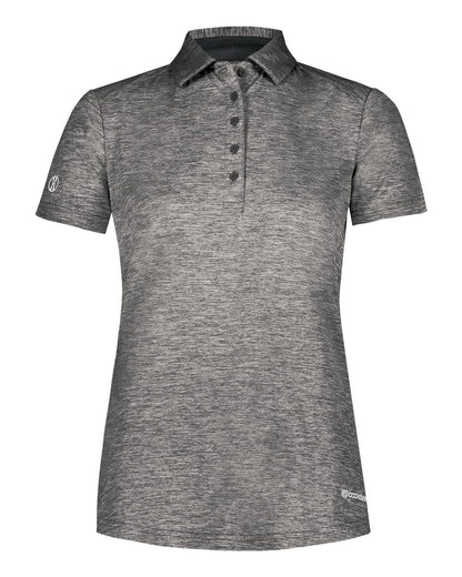 Holloway Women's Electrify CoolCore® Polo 222772 #color_Black Heather