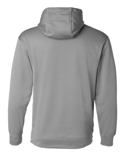 Augusta Sportswear Wicking Fleece Hooded Sweatshirt 5505 #color_Athletic Grey