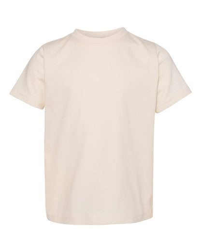 Rabbit Skins Toddler Fine Jersey Tee 3321 #color_Natural