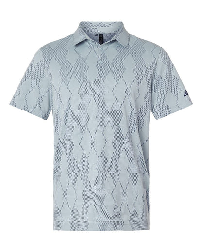 Adidas Men's Ultimate365 Textured Polo A2008 #color_Wonder Blue
