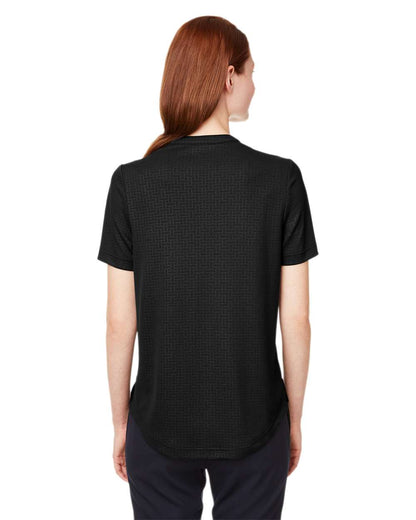 North End Women's Replay Recycled Polo NE102W #colormdl_Black