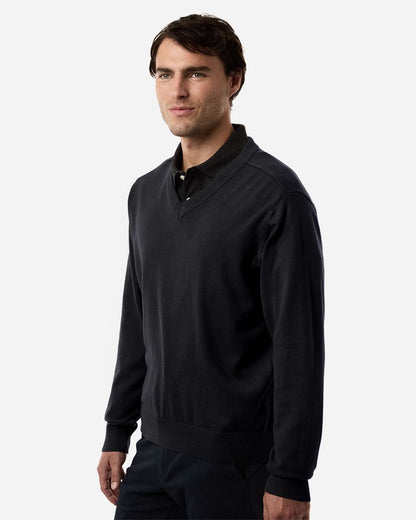 Devon & Jones Men's New Classics V-Neck Sweater DG445 #colormdl_Black