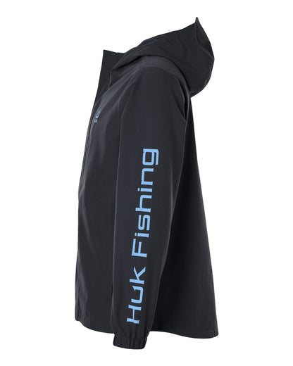 HUK Men's Storm Rain Jacket H400159 #color_Black