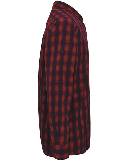 Artisan Collection by Reprime Men's Mulligan Check Cotton Shirt RP250 #color_Red/ Navy