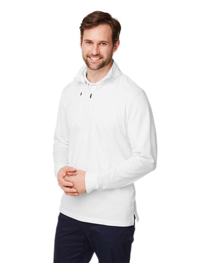 Devon & Jones Men's New Classics® Performance Quarter-Zip Pullover DG400 #colormdl_White