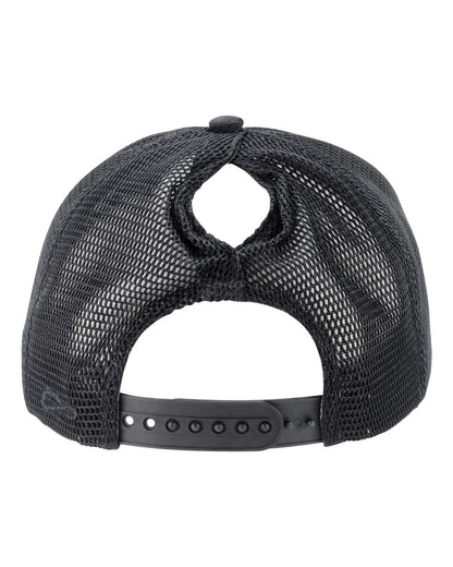 Infinity Her Women's Corduroy Cap JO #color_Black / Black Leopard/ Black