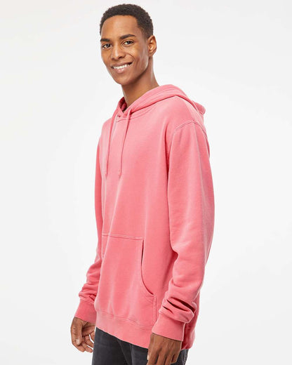 Independent Trading Co. Unisex Midweight Pigment-Dyed Hooded Sweatshirt PRM4500 #colormdl_Pigment Pink