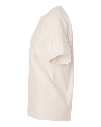 Hanes Men's Beefy-T® Pocket T-Shirt 5190 #color_Natural