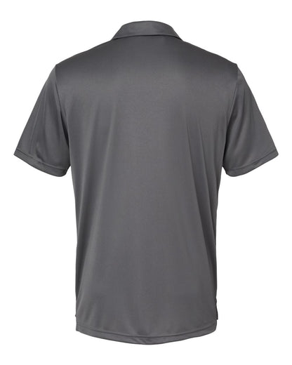 Adidas Men's 3-Stripe Chest Polo A324 #color_Grey Five/ Black