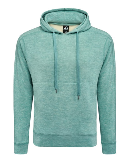 J. America Unisex Electric Fleece Hooded Sweatshirt 8740 #color_Electric Jade