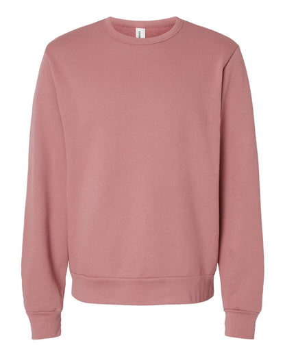 BELLA + CANVAS Sponge Fleece Classic Crewneck Sweatshirt 3911 #color_Mauve