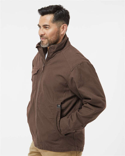 DRI DUCK Endeavor Canyon Cloth™ Canvas Jacket with Sherpa Lining 5037 #colormdl_Tobacco