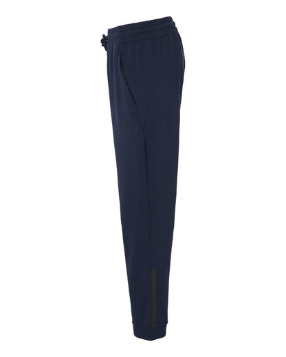Adidas Women's Game & Go Fleece Sweatpants AT219 #color_Team Navy Blue