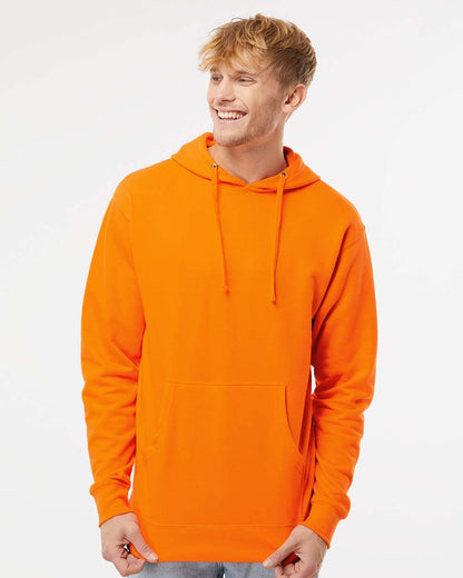 Independent Trading Co. Unisex Midweight Hooded Sweatshirt SS4500 #colormdl_Safety Orange