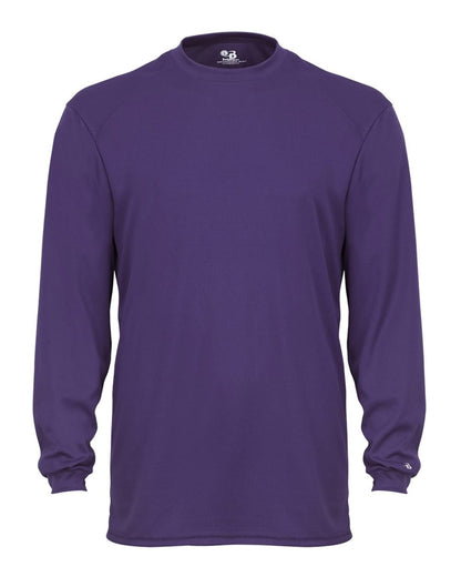 Badger B-Core Long Sleeve T-Shirt 4104 #color_Purple