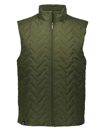 Holloway Men's Repreve® Eco Quilted Vest 229513 #color_Olive