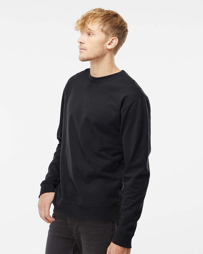 Independent Trading Co. Unisex Midweight Crewneck Sweatshirt SS3000 #colormdl_Black