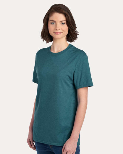 JERZEES Premium Blend Ring-Spun T-Shirt 560MR #colormdl_Digital Teal Heather
