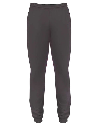 Badger Youth Performance Fleece Joggers 2475 #color_Graphite