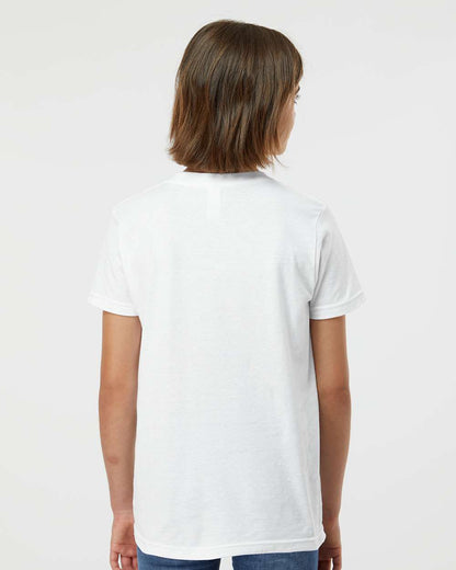 Tultex Youth Fine Jersey T-Shirt 235 #colormdl_White