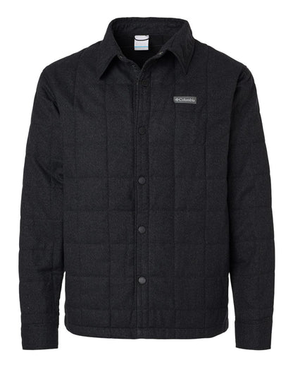 Columbia Men's Landroamer™ Quilted Shirt Jacket 205472 #color_Black