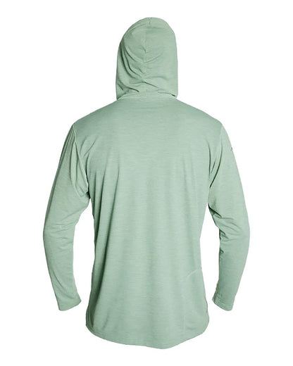 ANETIK Men's Low Pro Tech Hooded Long Sleeve T-Shirt MVLPRH8 #color_Olive Heathered