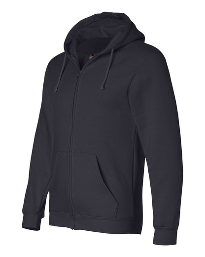 Bayside USA-Made Full-Zip Hooded Sweatshirt 900 #color_Navy