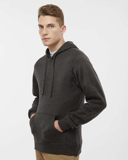 J. America Men's Cloud Fleece Hooded Sweatshirt 8620 #colormdl_Charcoal Heather